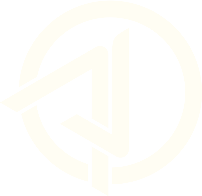 tjcreadev logo symbol with a pale yellow tint